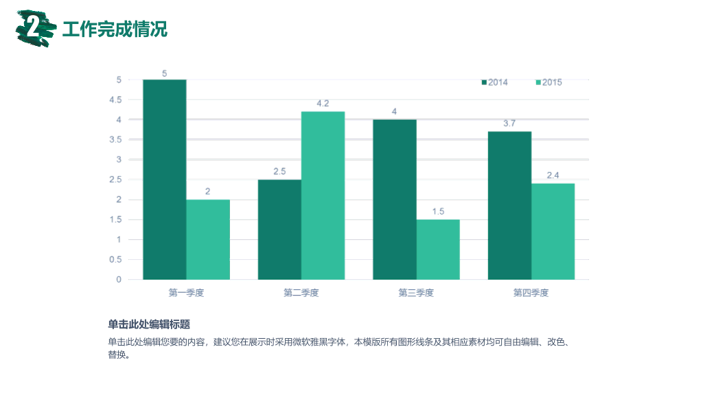 创意墨迹工作总结计划PPT模板