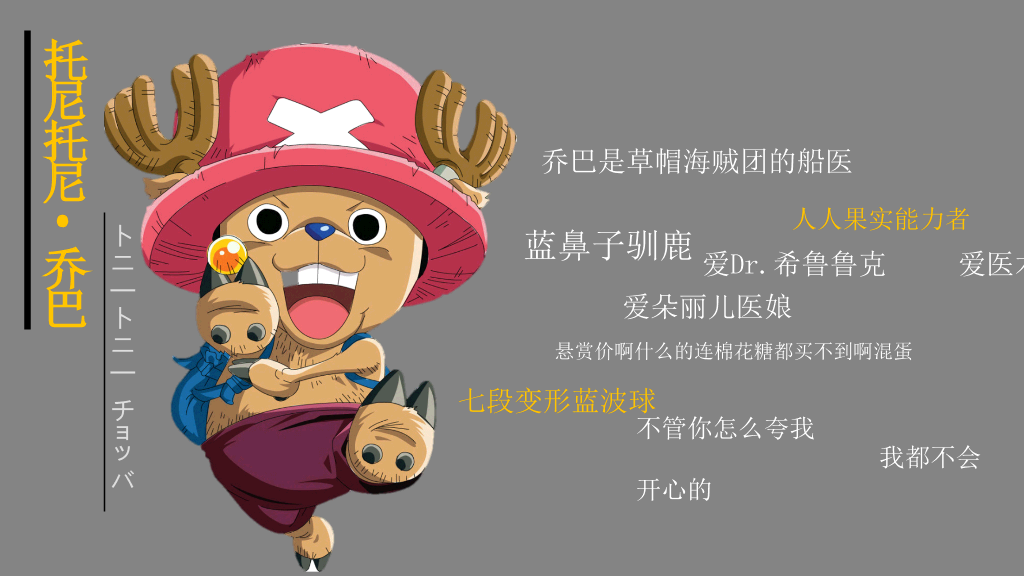 海贼王主要人物介绍PPT
