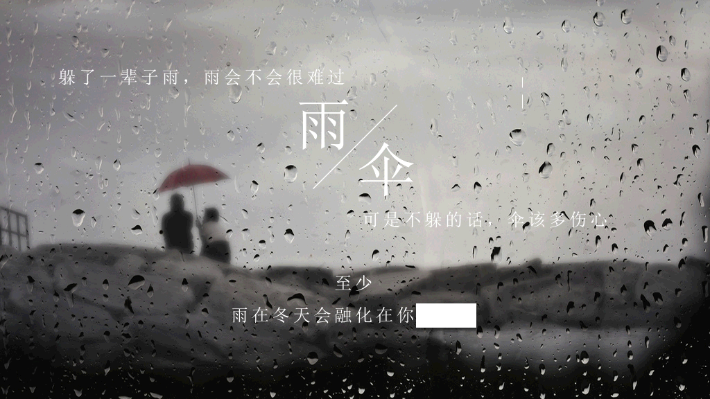 创意大图背景文字排版PPT模板