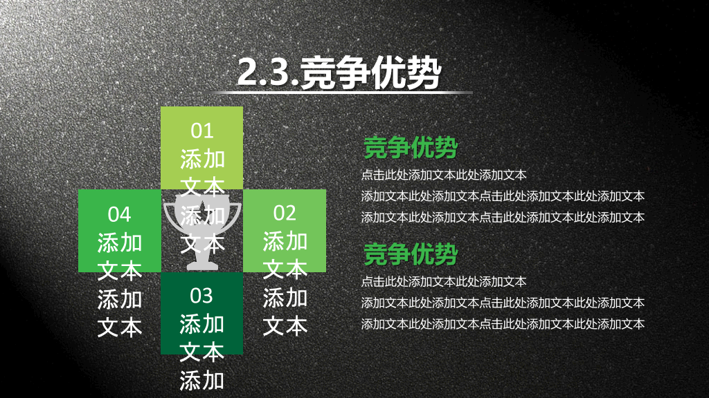 质感商业项目计划书PPT模板