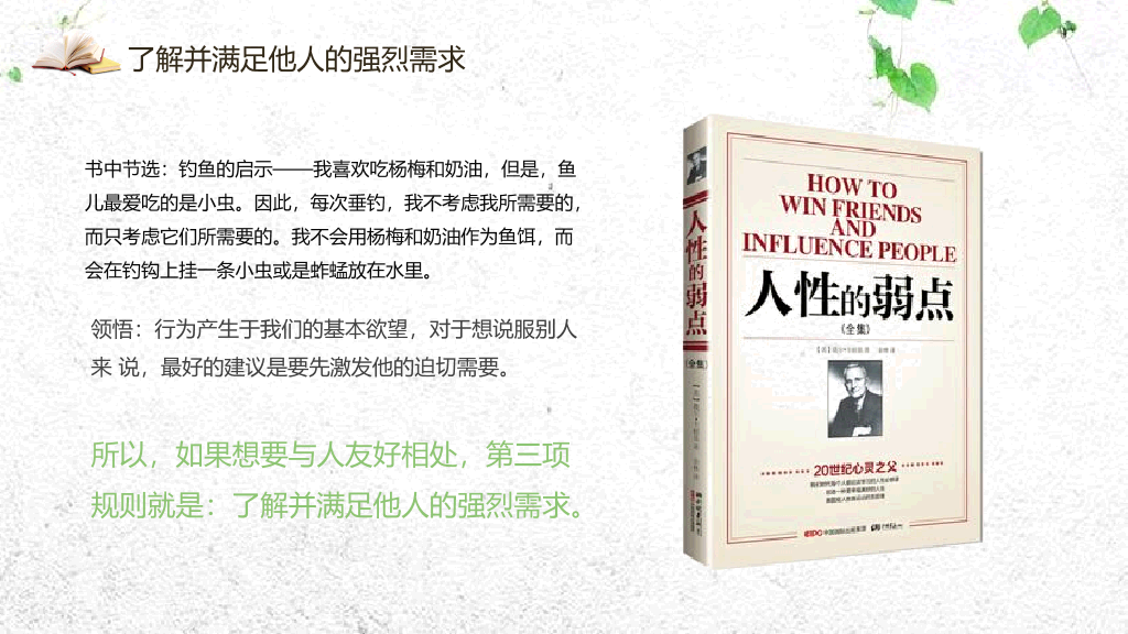 《人性的弱点》读书分享PPT
