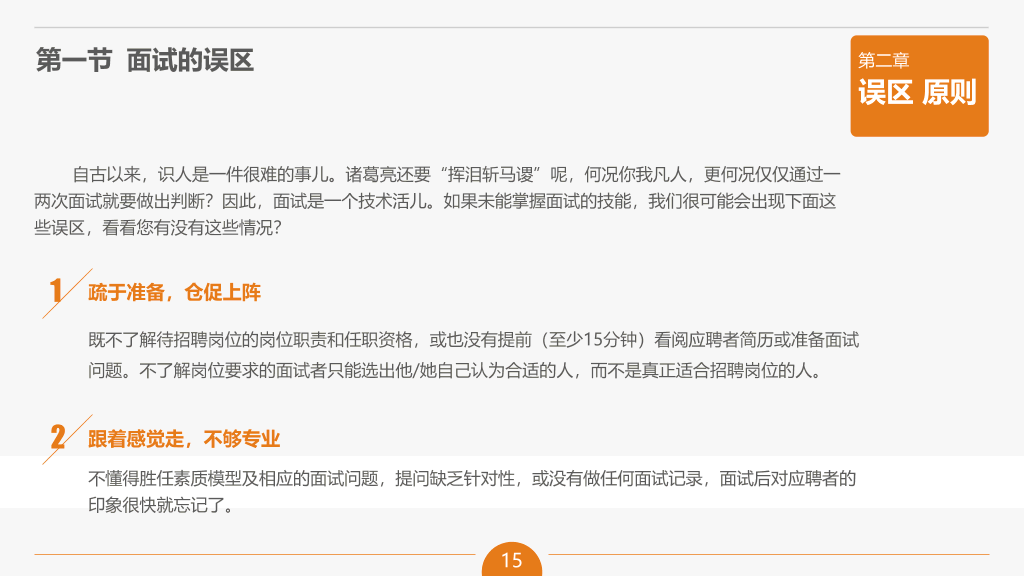 面试官技能培训PPT课件