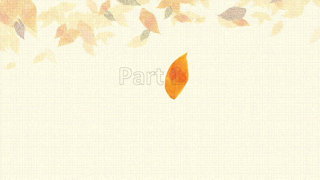 金秋红叶飘落PPT模板下载