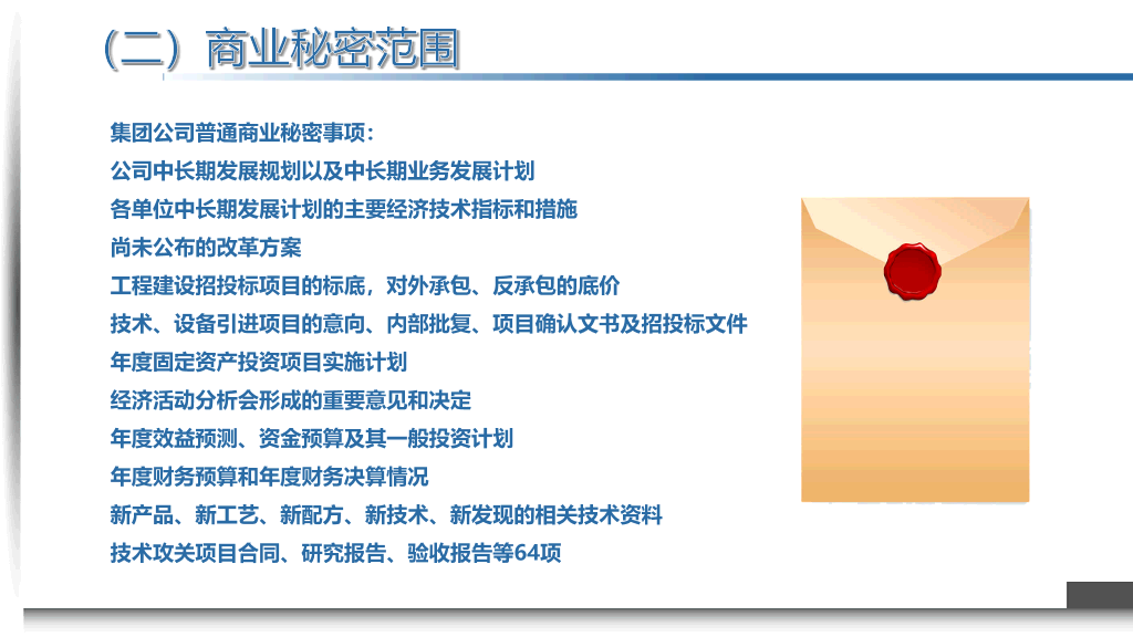 保密知识培训课件PPT模板