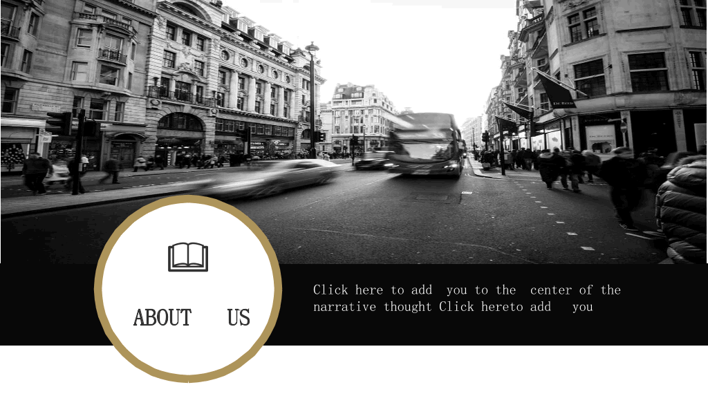 时尚图文排版杂志风PPT模板