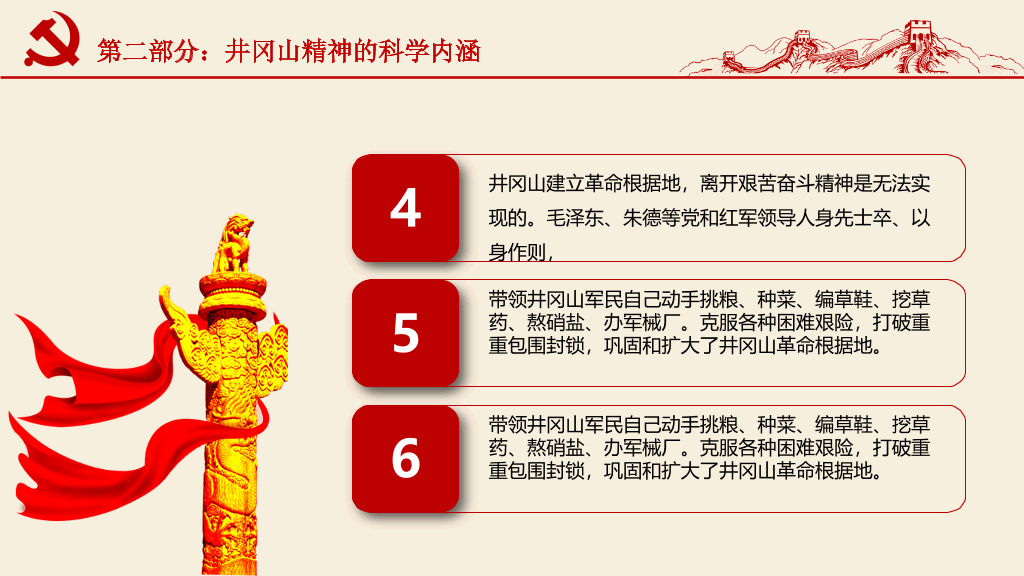不忘初心党建党课PPT模板
