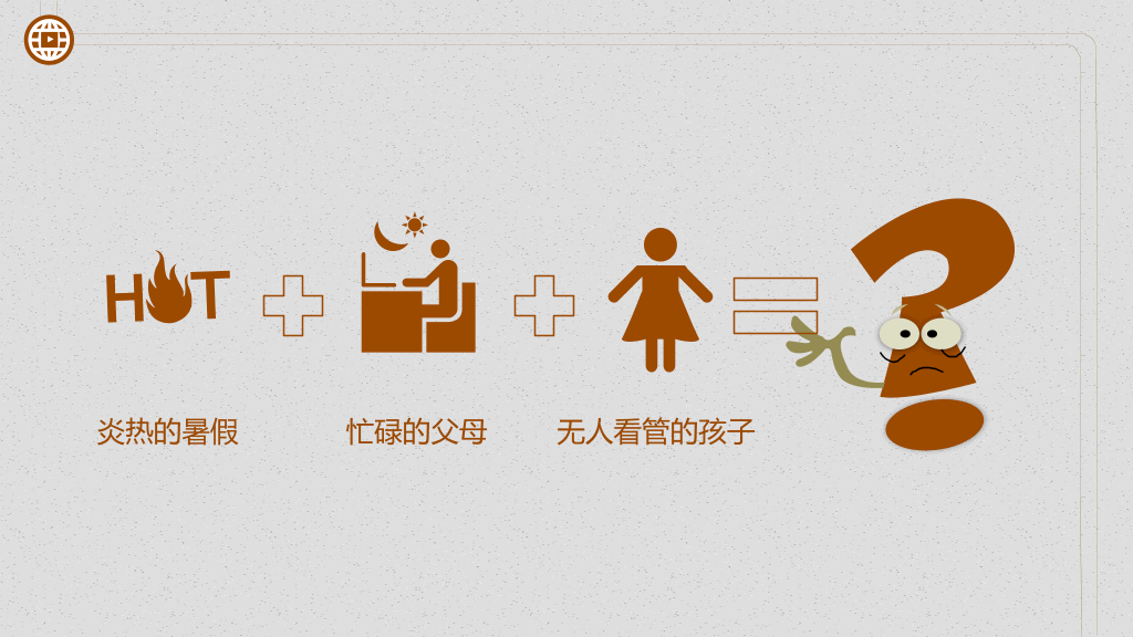 暑期儿童安全大盘点PPT作品