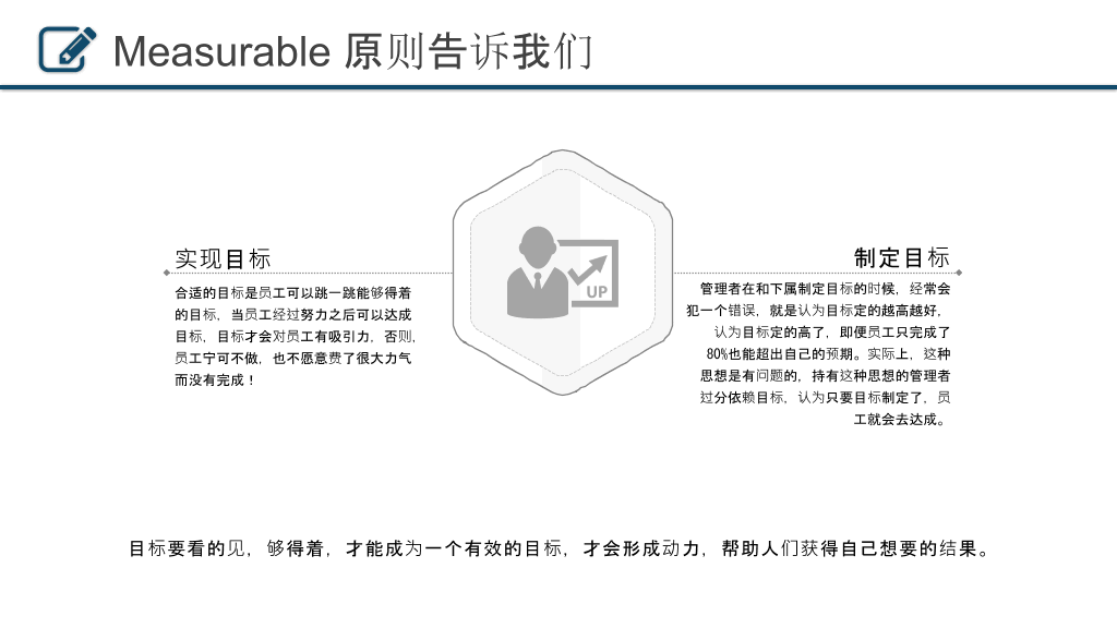 目标决定高度目标管理培训PPT模板