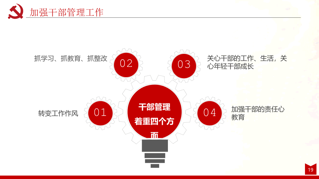 支部述职述廉述责报告PPT模板