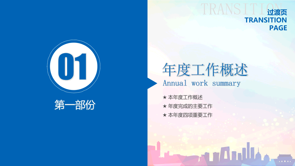 奔跑吧年终工作总结PPT模板