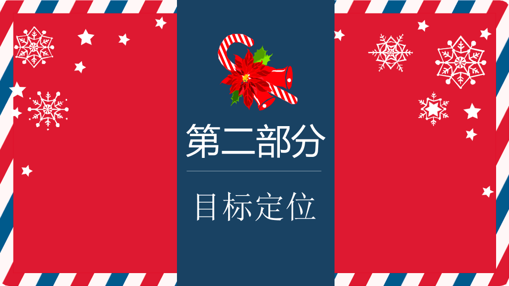 红色喜庆圣诞节PPT模板