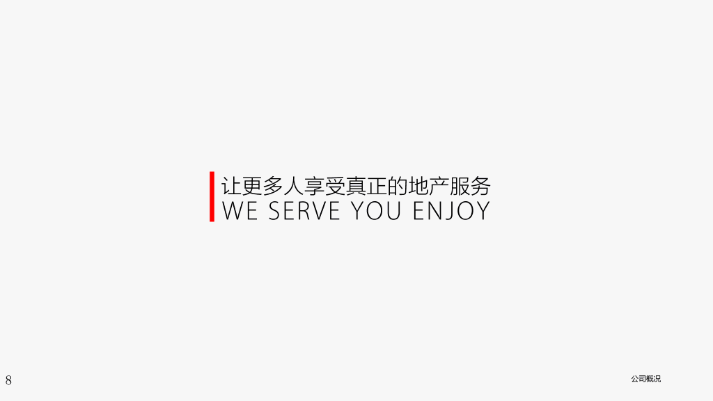 房地产咨询公司介绍PPT模板