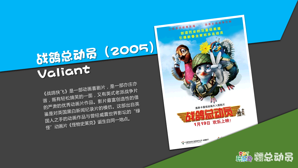 总动员系列动画电影介绍PPT