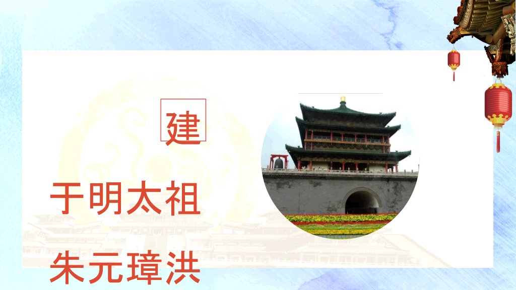 西安旅游景点美食介绍PPT模板
