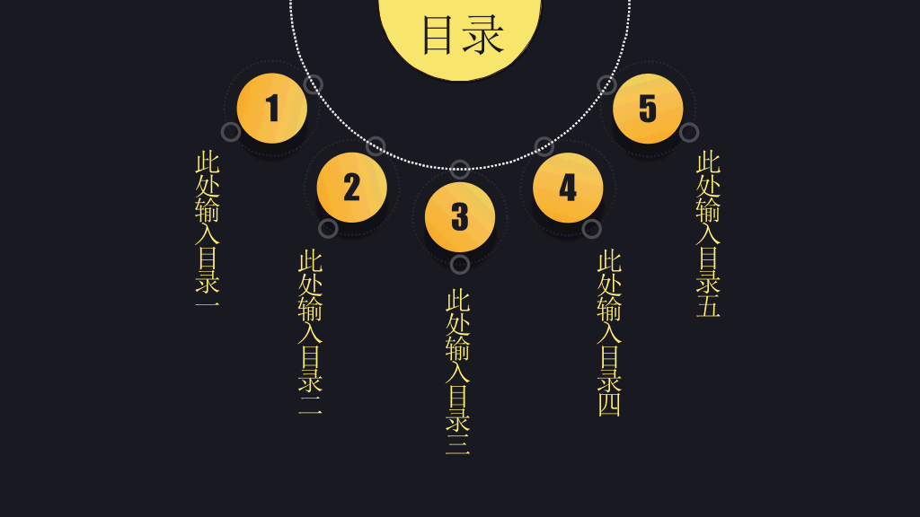 黑金质感工作汇报PPT模板