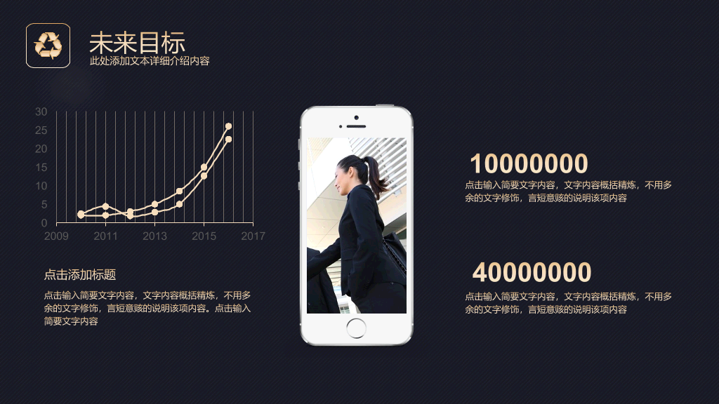 高端黑金商业计划书PPT模板