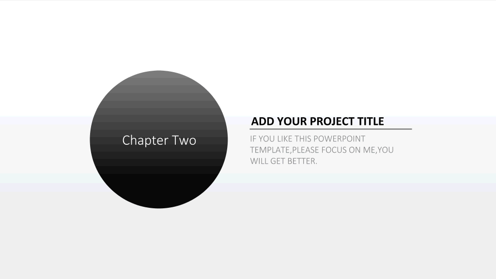 创意连续变化圆圈PPT模板