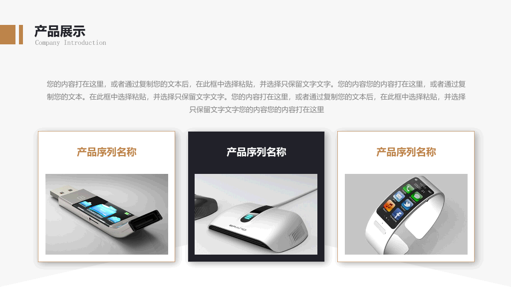 精美企业公司介绍宣传PPT模板