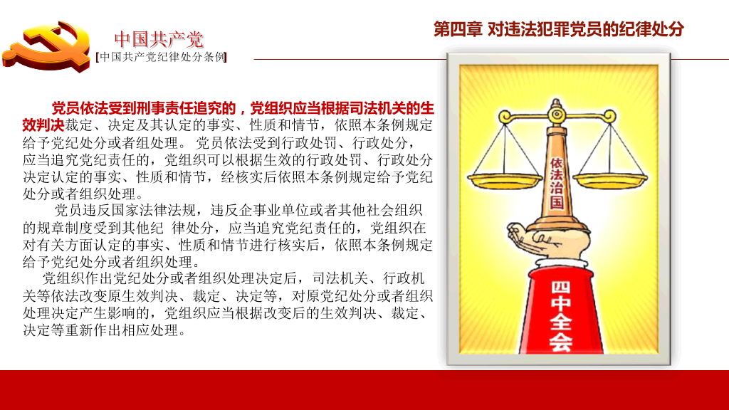 中国共产党纪律处分条例PPT模板-10