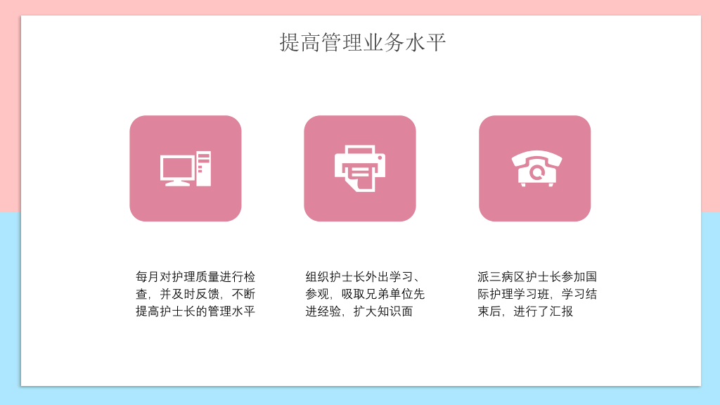 护士长竞聘述职报告PPT模板