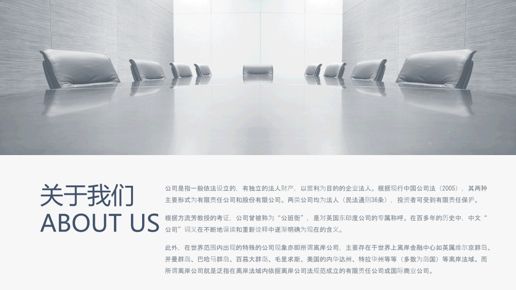 精美实用公司介绍PPT模板