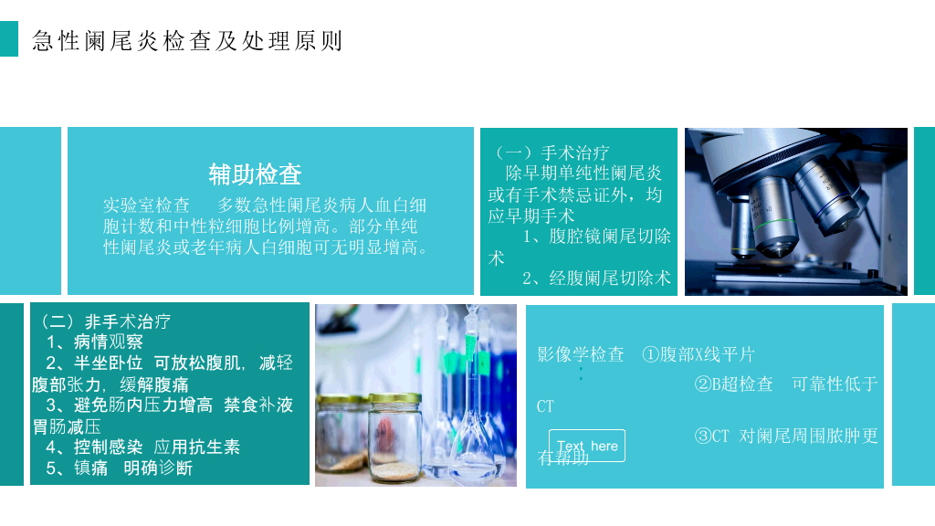 急性阑尾炎护理查房治疗PPT模板