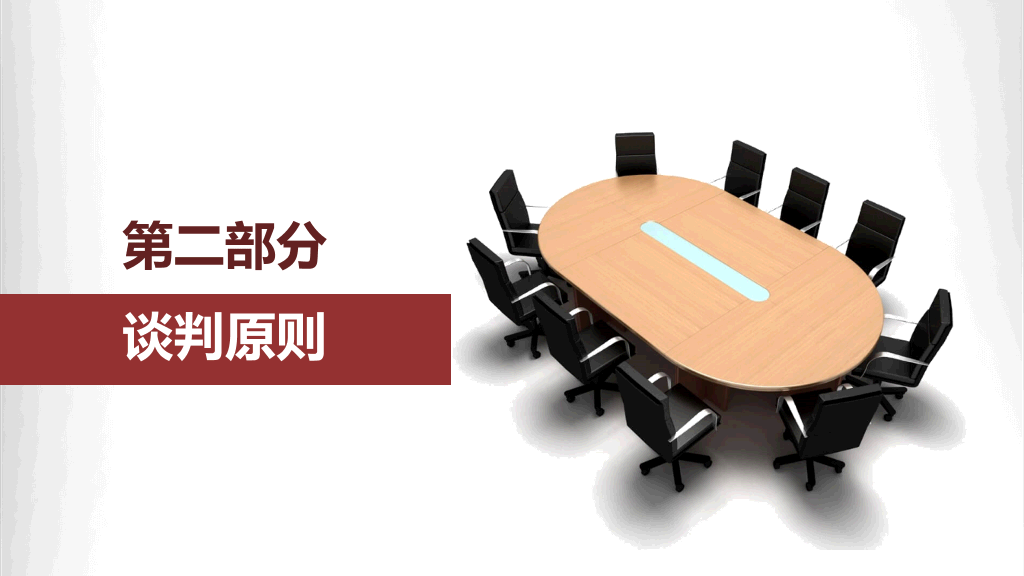 商务谈判技巧培训PPT模板
