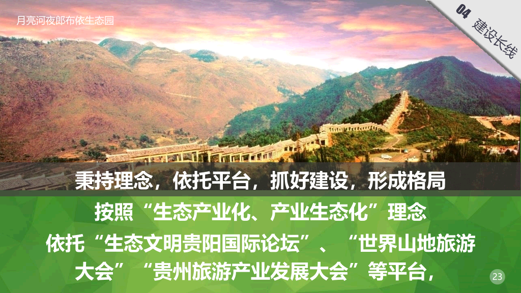 区域旅游发展规划PPT模板