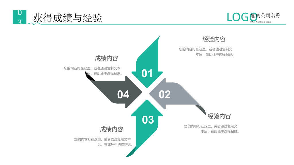 实用年度工作总结计划PPT模板