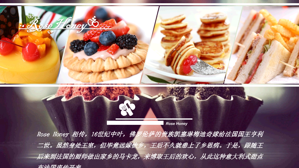 甜品餐饮管理公司介绍PPT模板
