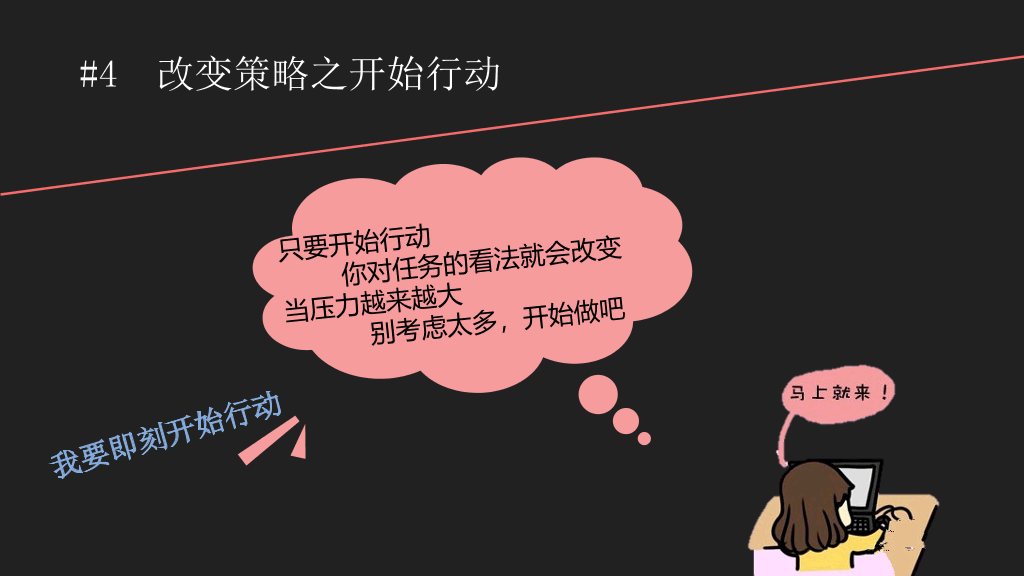战胜拖延症读书笔记PPT作品