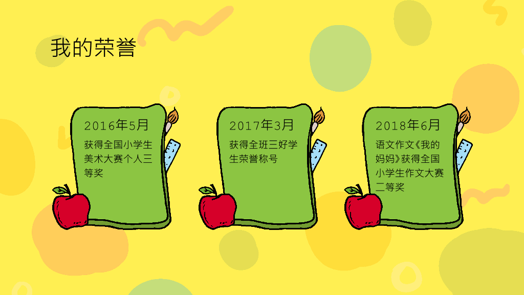 小学生班干部竞选自我介绍PPT模板