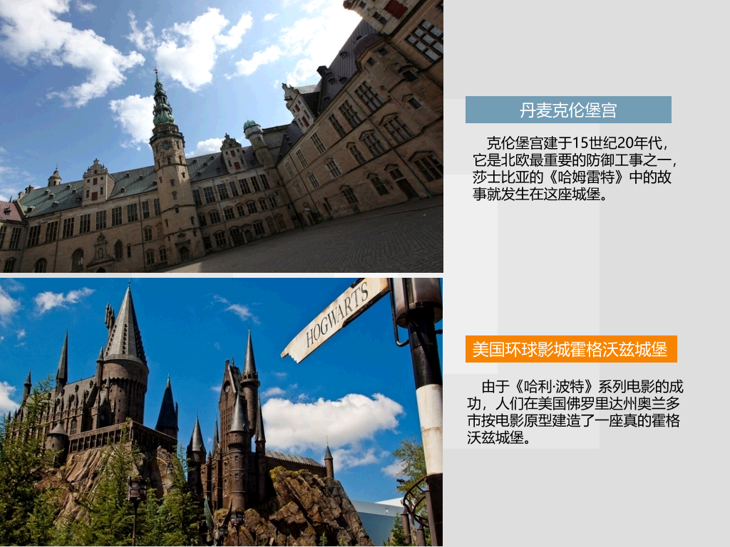 最壮美的29座城堡介绍PPT