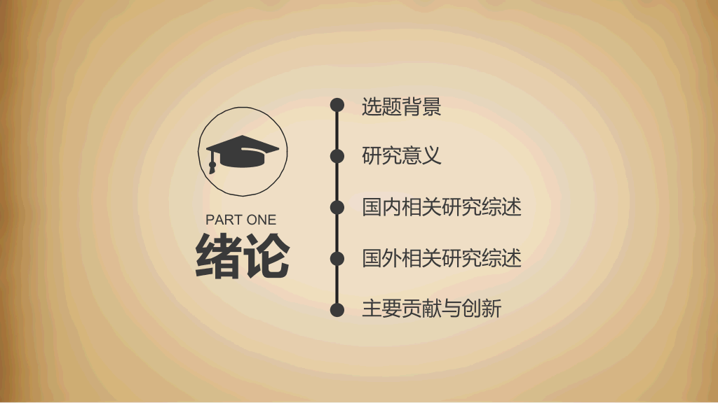 复古风毕业论文答辩PPT模板