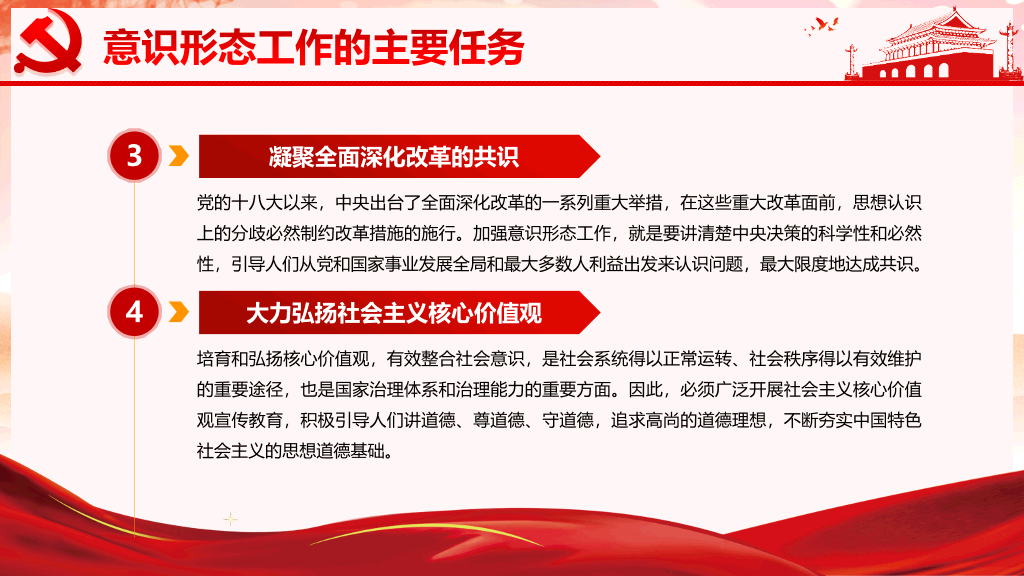 做好新时代意识形态工作PPT模板