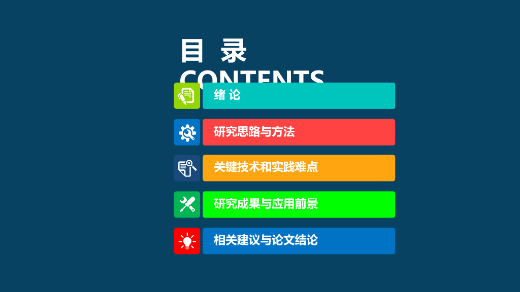 动态毕业设计答辩PPT模板