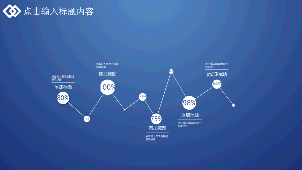 大气极简深蓝通用PPT模板