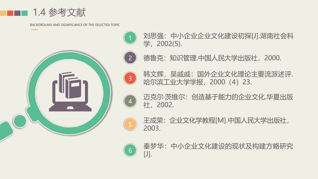 多彩复古论文答辩PPT模板