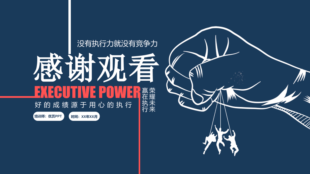 提升执行力行动力培训PPT模板