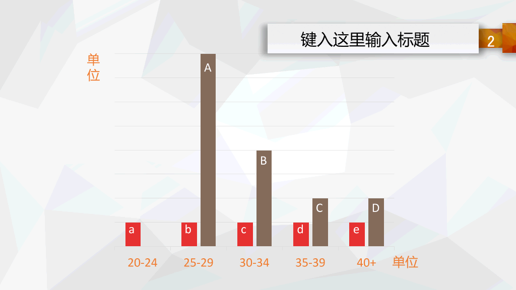 简约多边形工作汇报PPT模板