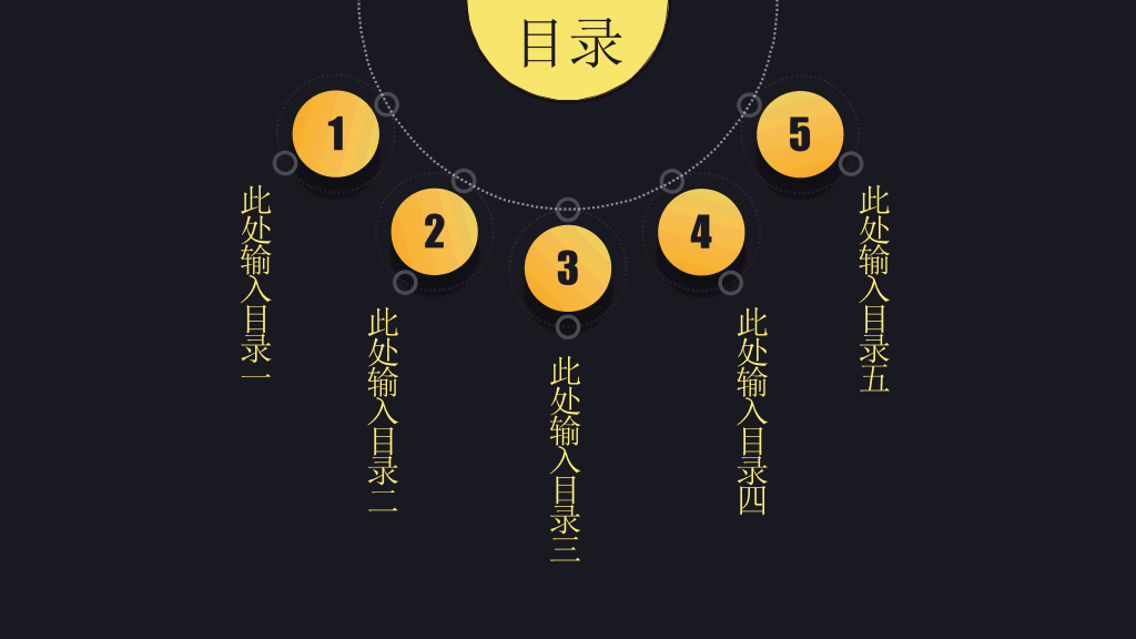 黑金质感工作汇报PPT模板