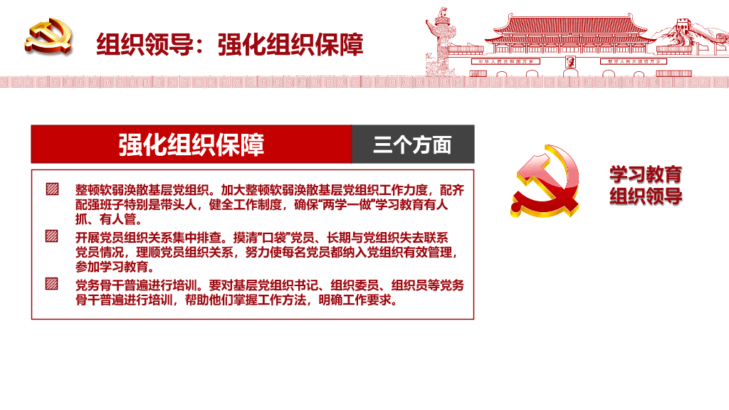 精品党员两学一做PPT模板
