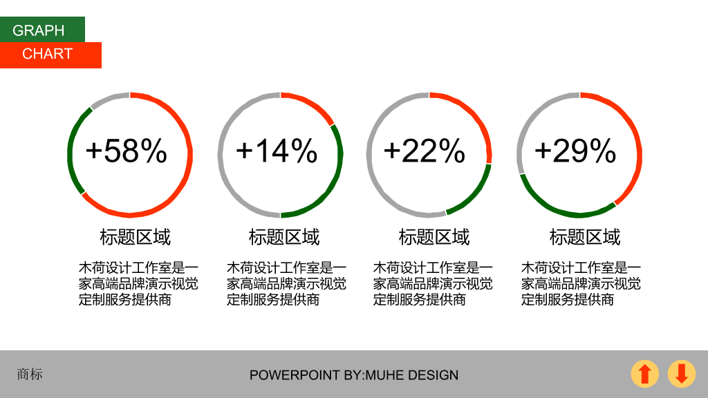 全图型时尚工作报告PPT模板