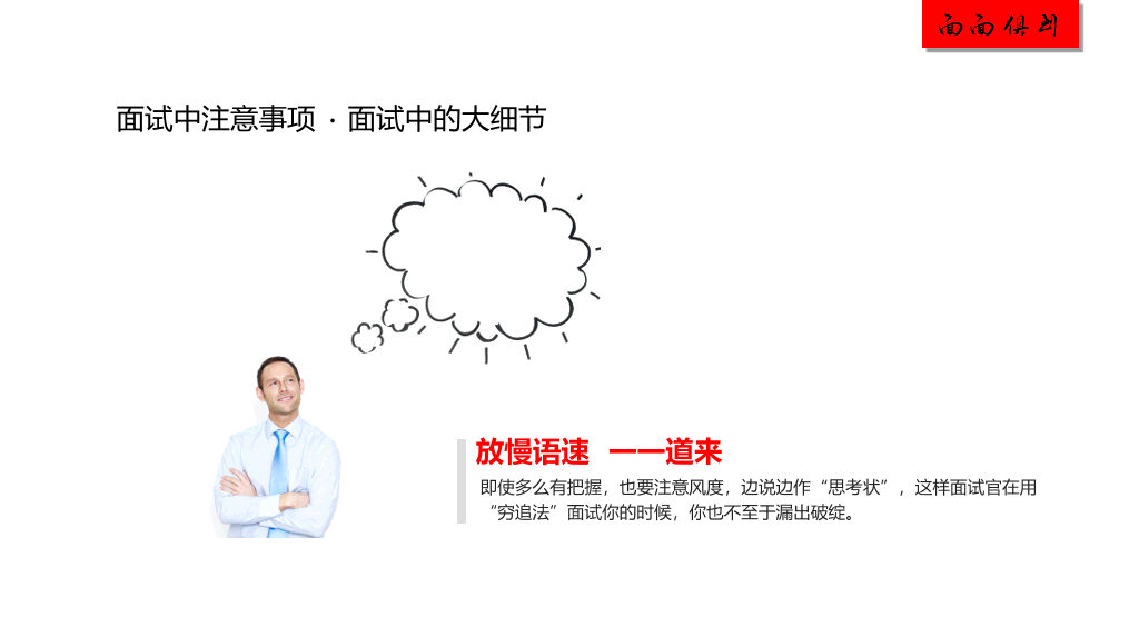 面试技巧学习培训PPT课件