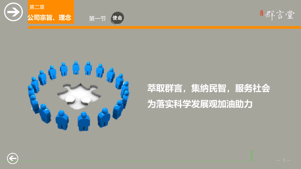 大气商务公司介绍PPT模板