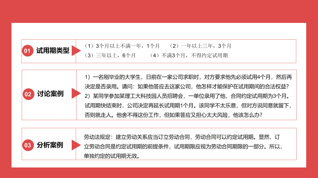 劳动法普法宣传PPT模板