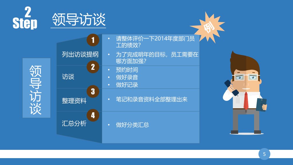 清新蓝色简约幻灯片模板