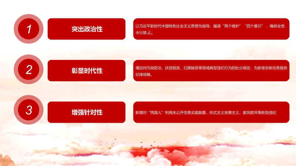 共产党纪律处分条例PPT课件模板