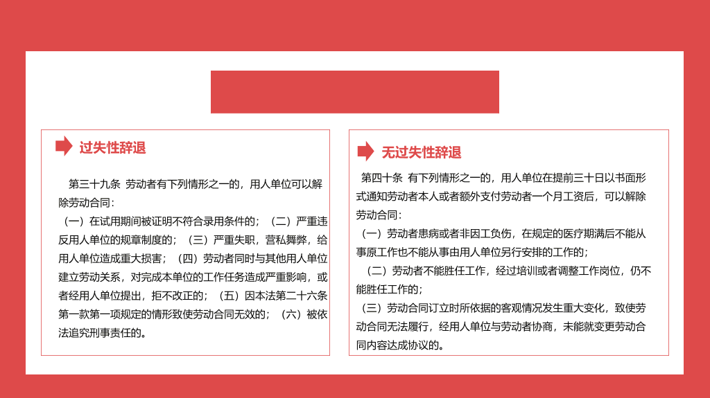 劳动法普法宣传PPT模板