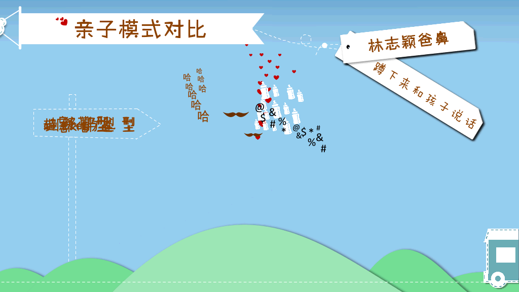 爸爸去哪了PPT作品欣赏